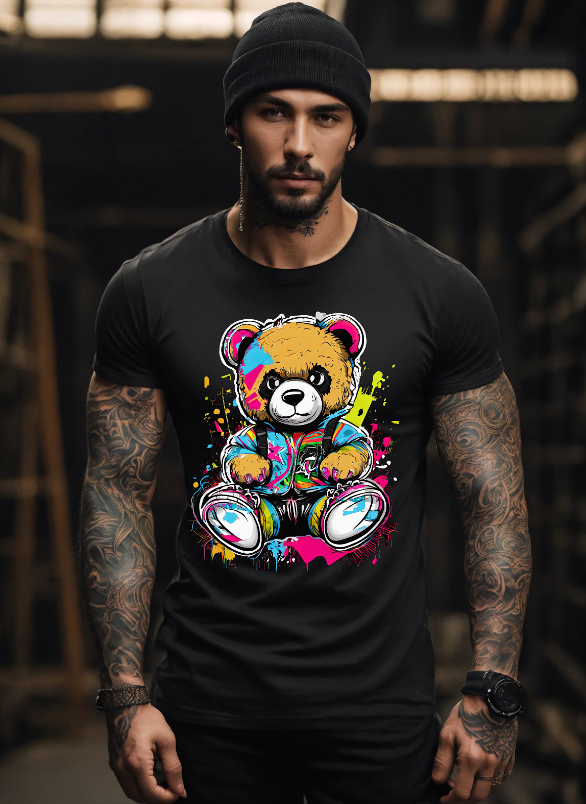 Teddy Graffiti Art Exclusive T-Shirts | Grooveman Music