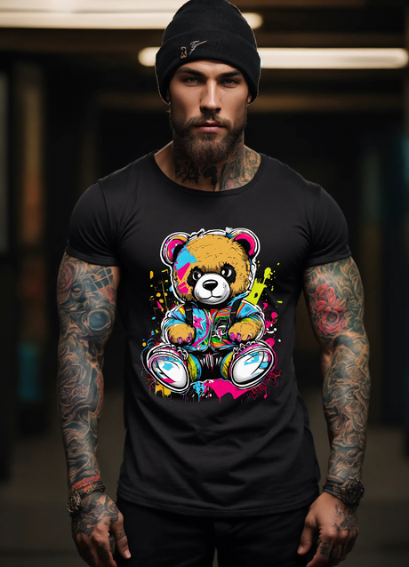 Camisetas exclusivas con el arte del grafiti de Teddy | Grooveman Music