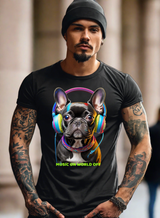 Frenchie Music on World Off Art Exclusive T-Shirts | Grooveman Music