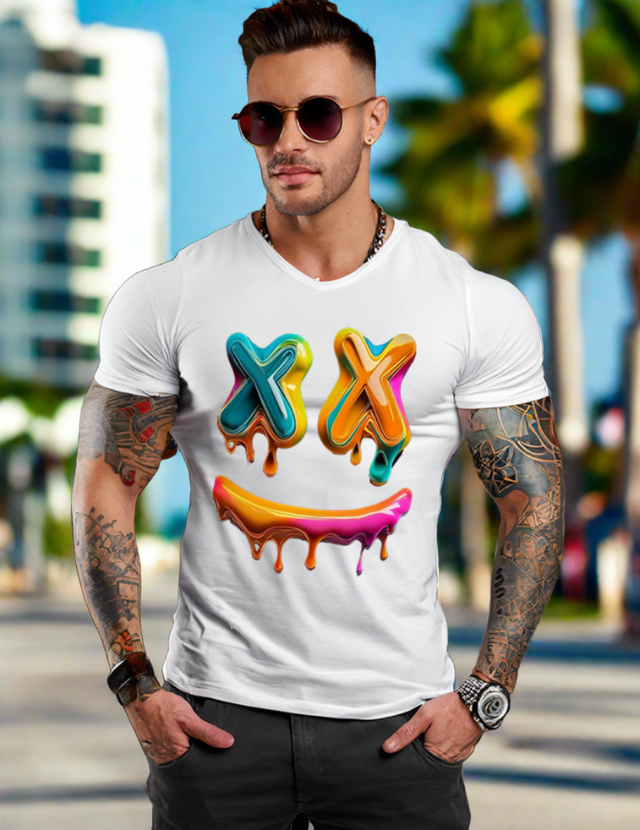 Happy Face Art Exclusive T-Shirts | Grooveman Music