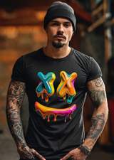 Camisetas exclusivas con arte de caras felices | Grooveman Music