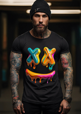 Camisetas exclusivas con arte de caras felices | Grooveman Music