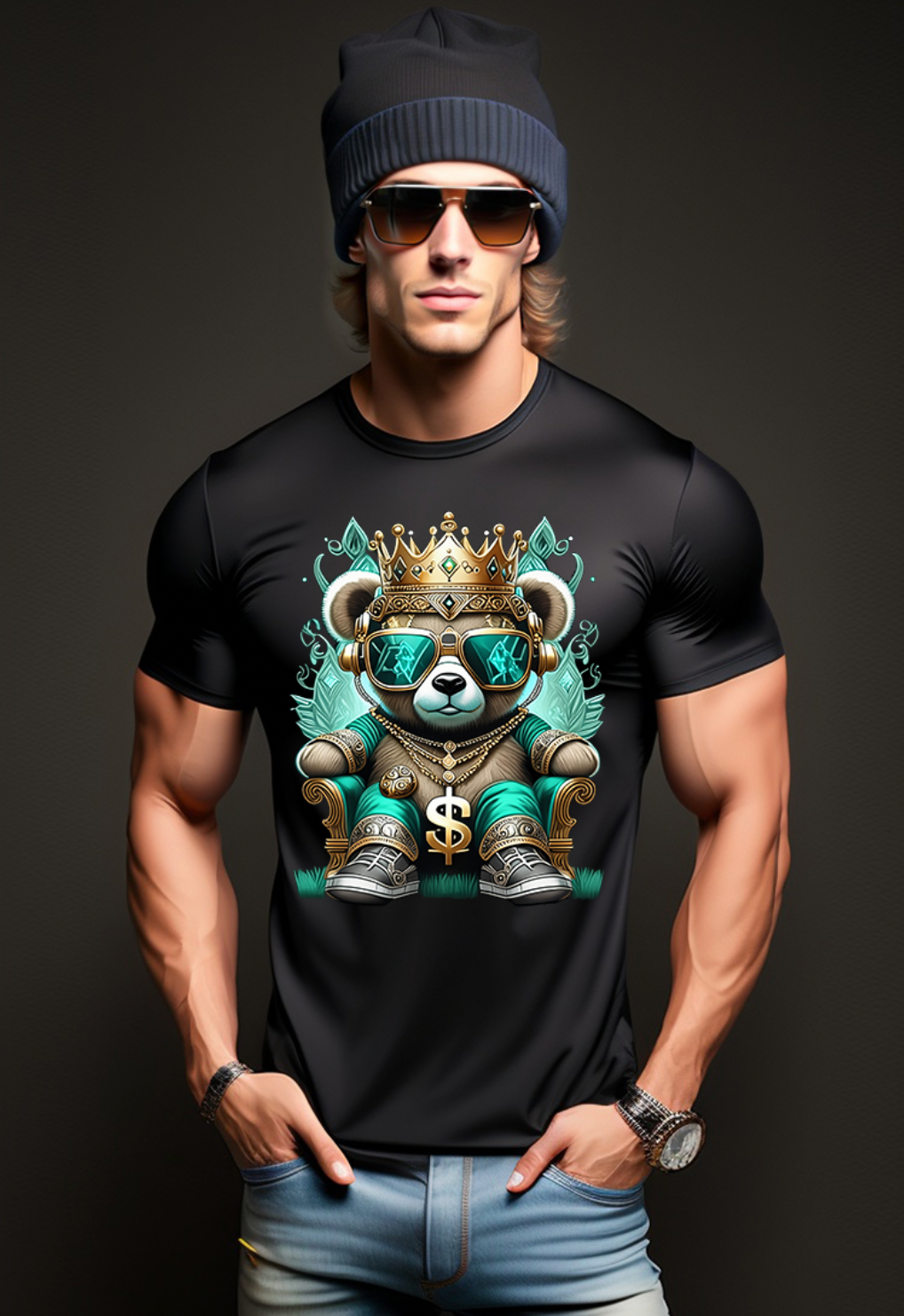 Camisetas exclusivas de Teddy King Mint Art | Grooveman Music