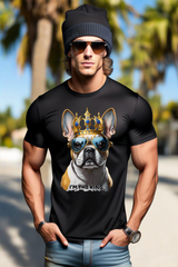 Frenchie I'm the King Art Exclusive T-Shirts | Grooveman Music