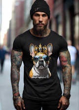 Frenchie I'm the King Art Exclusive T-Shirts | Grooveman Music