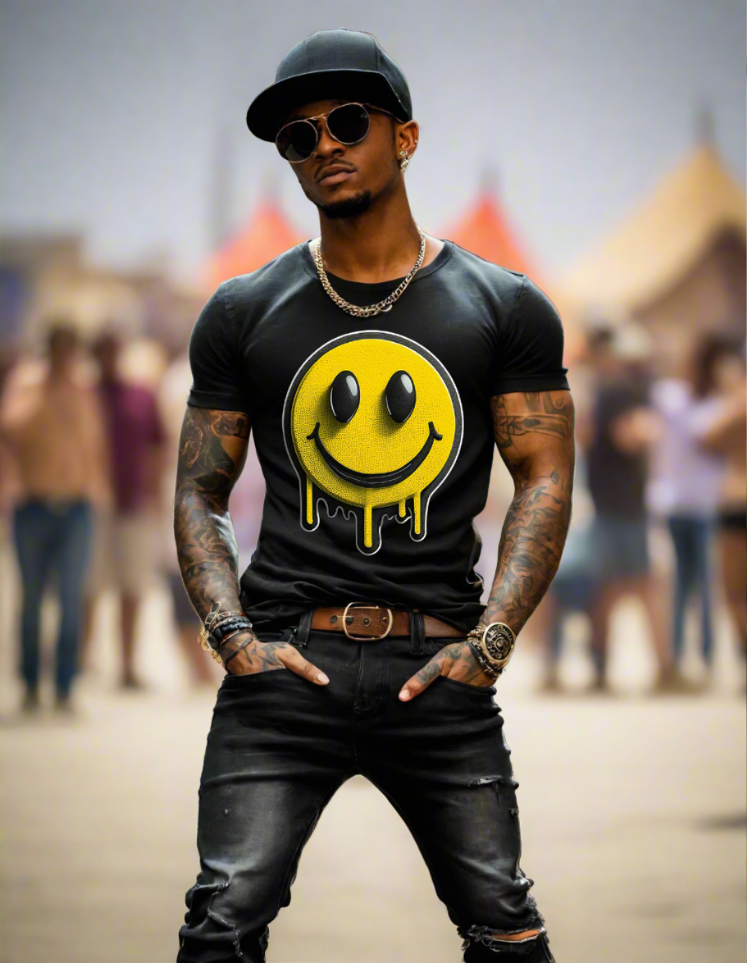 Camisetas exclusivas de Smile Melted Art | Grooveman Music