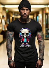 Dj SkullBoy Music is my Life Art Exclusive T-Shirts | Grooveman Music