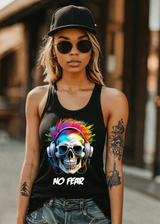 Skull No Fear Tank Top | Grooveman Music