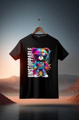 Teddy Unstoppable Art T-Shirt - Unique and Exclusive Design | Grooveman Music TM"