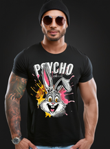 Rhinestones T Shirt Bunny Psycho Exclusive | Grooveman Music TM