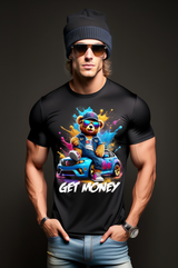 Teddy Over the Car Art Exclusive T-Shirts | Grooveman Music TM