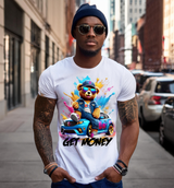 Teddy Over the Car Art Exclusive T-Shirts | Grooveman Music TM