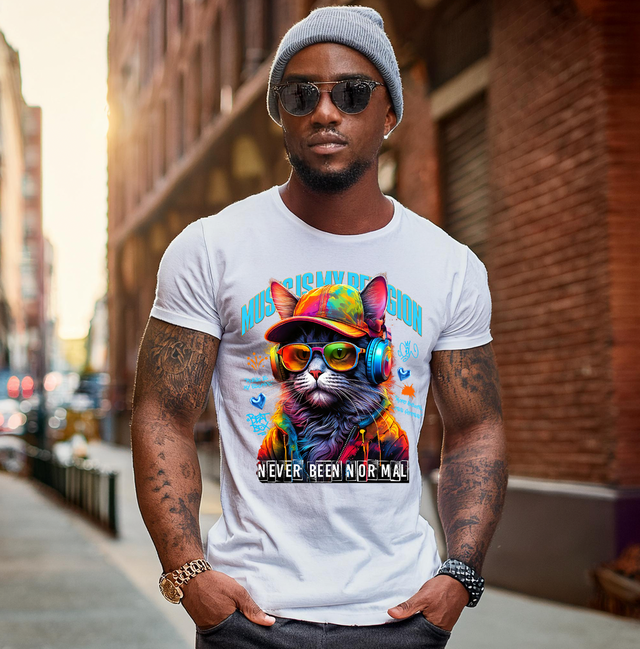 Cat Never Been Normal Art T-Shirts | GM Trademark