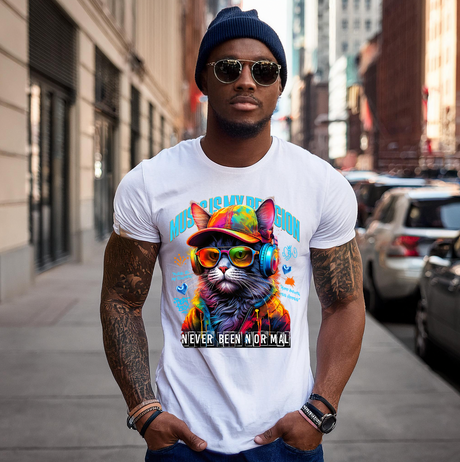 Cat Never Been Normal Art T-Shirts | GM Trademark