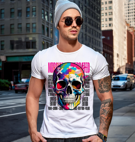 Skull Normal is Overrated Art T-Shirts | GM Trademark