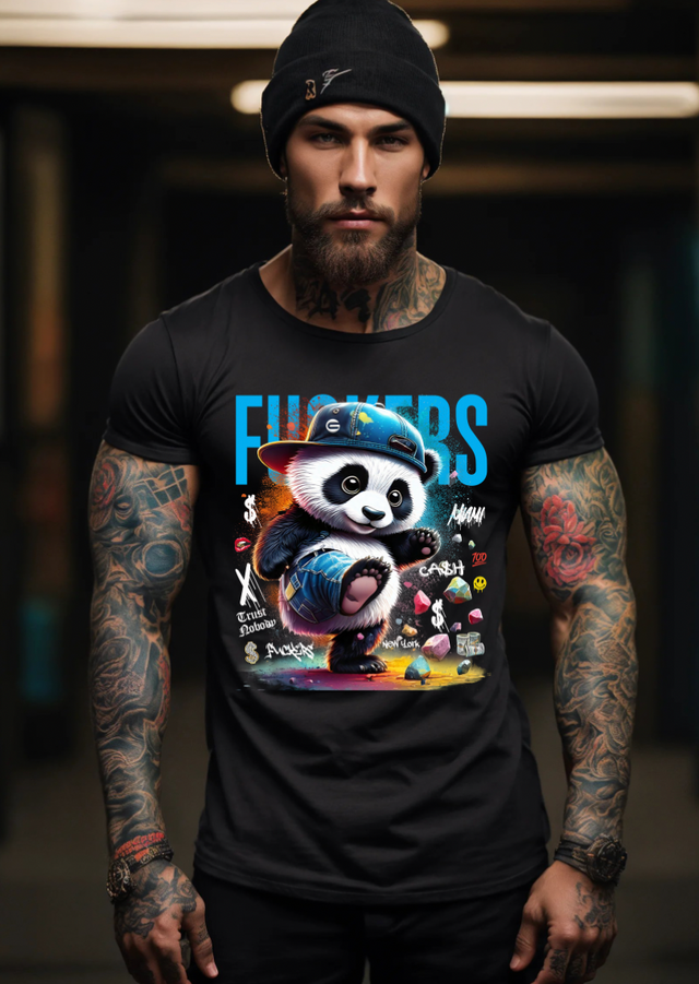 Panda Fuckers Art T-Shirts | GM Trademark