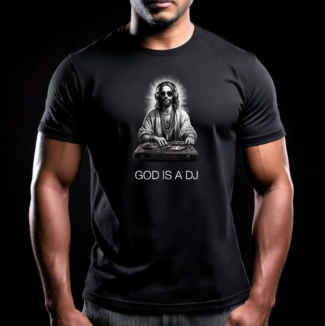 God is a Dj Black Collection Art Exclusive T-Shirts | GM Trademark