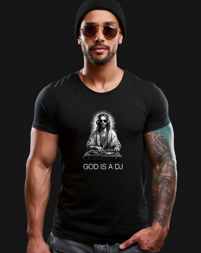 God is a Dj Black Collection Art Exclusive T-Shirts | GM Trademark