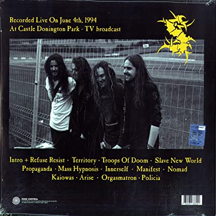 Sepultura - Castle Manifest - Live At Donington 1994 TV Broadcast [Import] [Vinyl]