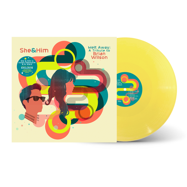 She & Him - Melt Away: A Tribute To Brian Wilson (Limited Edition, Translucent Lemonade Colored Vinyl, Indie Exclusive) [Vinyl]