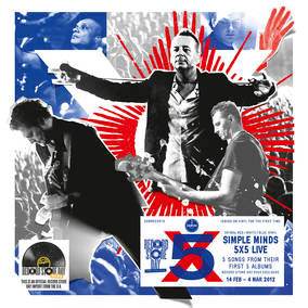 Simple Minds - 5 x 5 Live (180g Red, White and Blue Vinyl) (RSD 4/23/2022) [Vinyl]