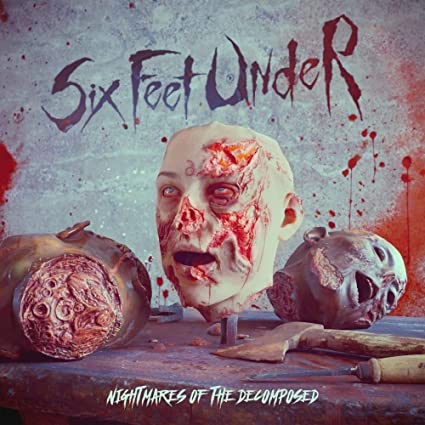 Six Feet Under - Nightmares Of The Decomposed (Limited Edition, Bloody Pale Skin Marbled Vinyl) [Vinyl]