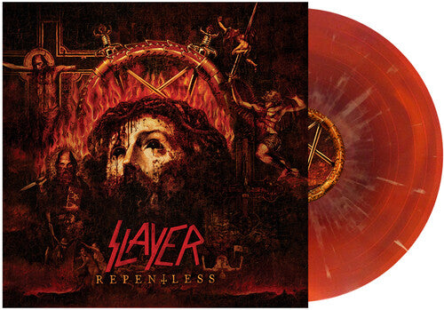Slayer - Repentless (edición limitada, remolino de sangre de buey y naranja con salpicaduras de mostaza) [Vinilo]