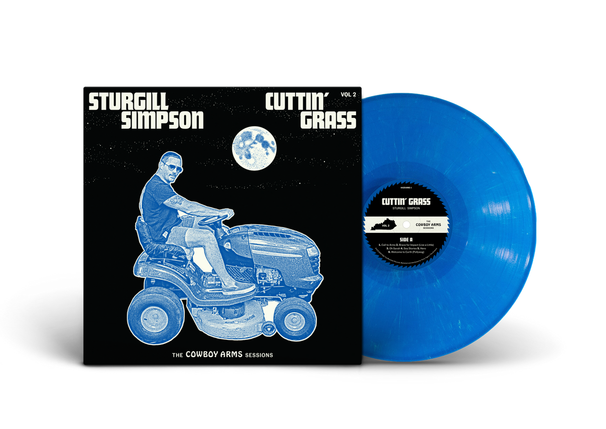 Sturgill Simpson - Cuttin' Grass Vol. 2 (Cowboy Arms Sessions) | Exclusivo indie | Vinilo azul con remolino blanco) [Vinilo]