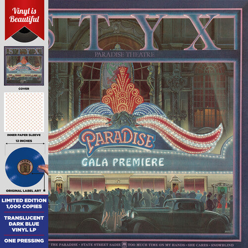 Styx - Paradise Theatre (Blue Vinyl) [Vinyl]