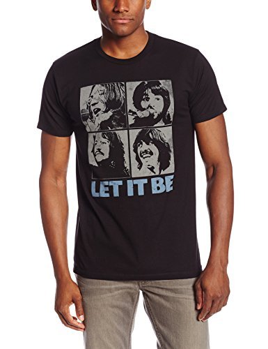 The Beatles Men'S Beatles Let It Be T-Shirt ,Black , Large [T-Shirt]