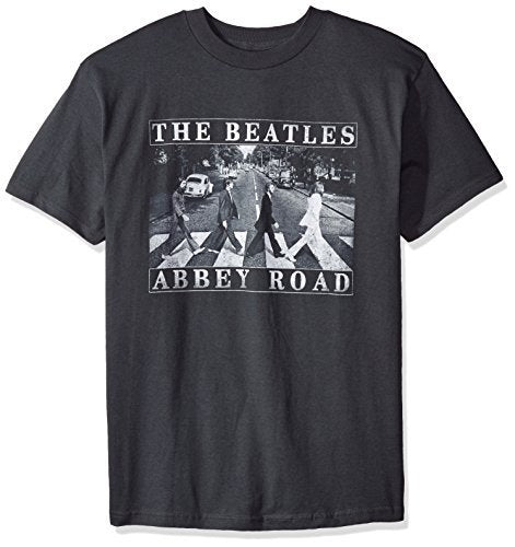 The Beatles - Men'S The Beatles Abbey Road Distressed T Shirt, Black, Small [T-Shirt]