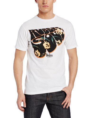 Men'S The Beatles Rubber Soul T-Shirt, White, Medium [T-Shirt]