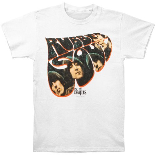The Beatles Men'S The Beatles Rubber Soul T-Shirt, White, Small [T-Shirt]