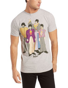 Men'S The Beatles Submarine T-Shirt, Light Gray, Small [T-Shirt]