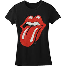 Rolling Stones Classic Tongue Girls Jr Black [T-Shirt]