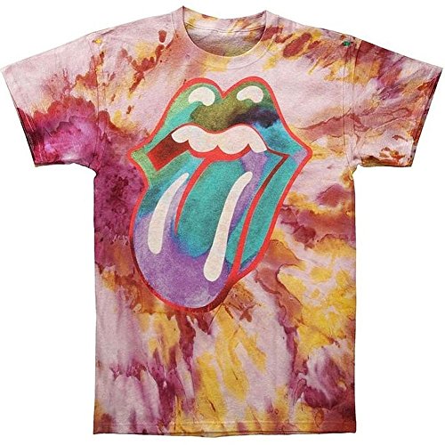 The Rolling Stones - Rolling Stones Tongue Tie-Dye Ss Tee Small [T-Shirt]