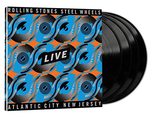 Steel Wheels Live: Atlantic City New Jersey (Black 180 Gram Vinyl) [Import] (4 Lp's) [Vinyl] - Paladin Vinyl