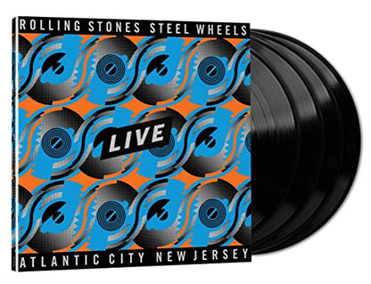 Steel Wheels Live: Atlantic City New Jersey (Black 180 Gram Vinyl) [Import] (4 Lp's) [Vinyl] - Paladin Vinyl