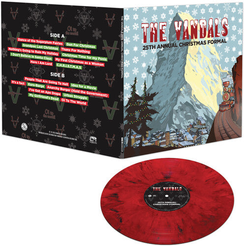 The Vandals - 25TH ANNUAL CHRISTMAS FORMAL - RED & BLACK MARBLE [Vinyl]