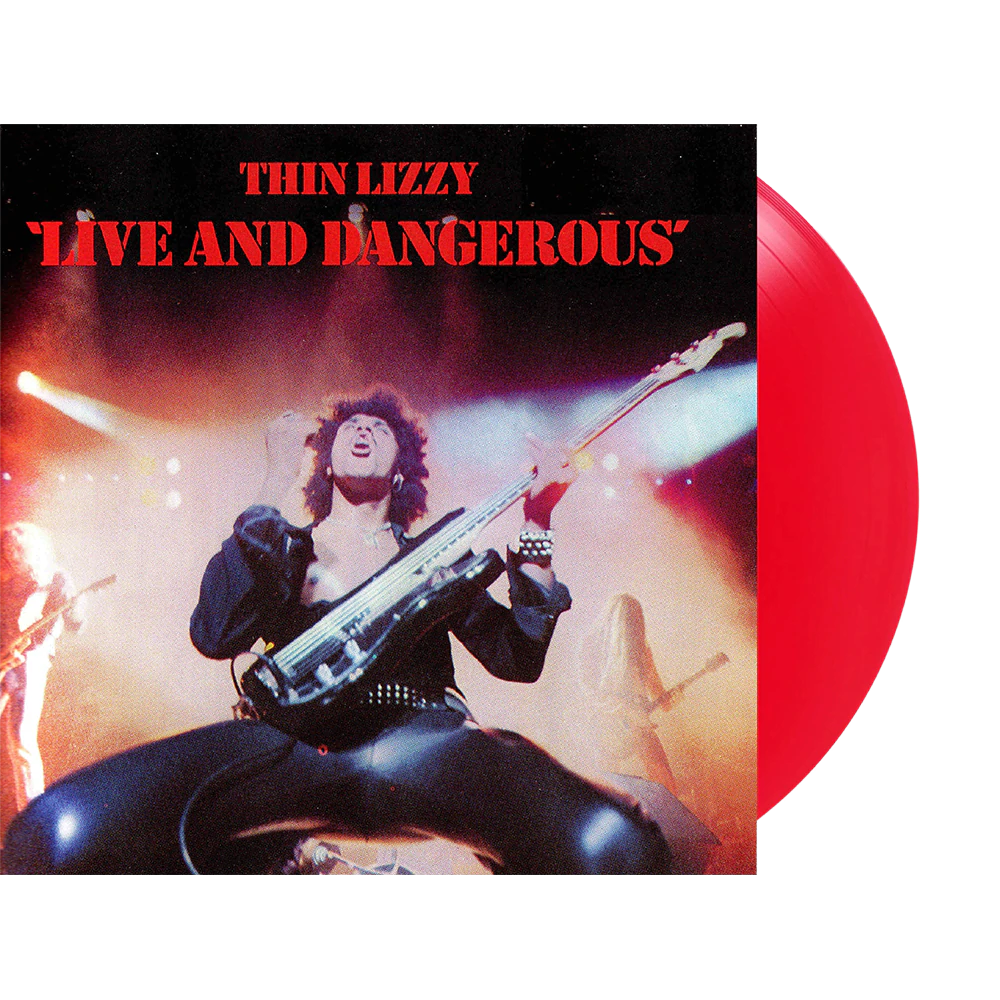 Thin Lizzy - Live And Dangerous (180 Gram Vinyl, Clear Vinyl, Red, Audiophile, Limited Edition) (2 Lp's) [Vinyl] - Paladin Vinyl