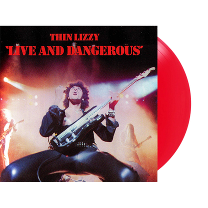 Thin Lizzy - Live And Dangerous (180 Gram Vinyl, Clear Vinyl, Red, Audiophile, Limited Edition) (2 Lp's) [Vinyl] - Paladin Vinyl