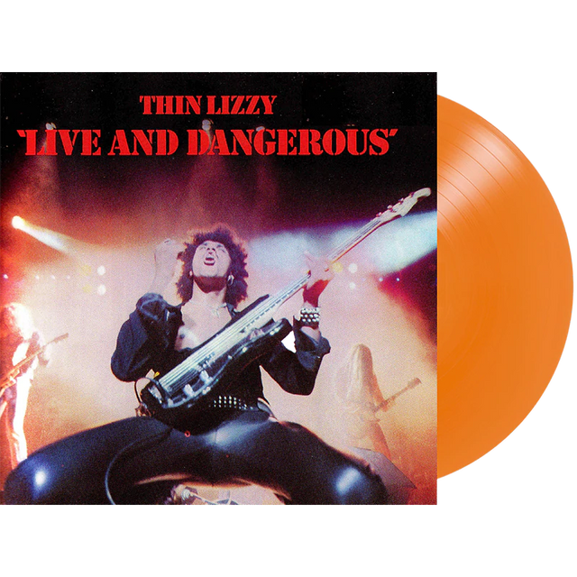 Thin Lizzy - Live And Dangerous (180 Gram Vinyl, Clear Vinyl, Orange, Audiophile, Limited Edition) (2 Lp's) [Vinyl]