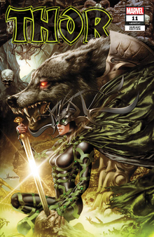 Thor #11 Jay Anacleto Trade Variant Hela GGA (01/06/2021) Marvel