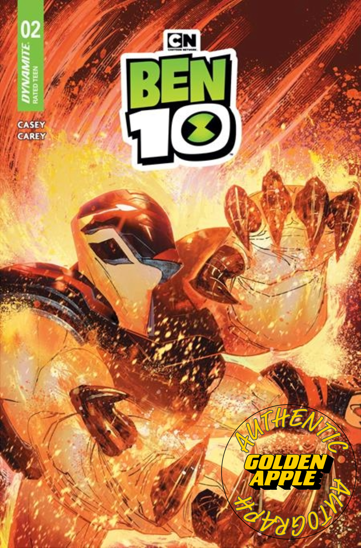 Ben 10 #2 A Robert Carey SIGNED Joe Casey (06/10/2026) Dynamite