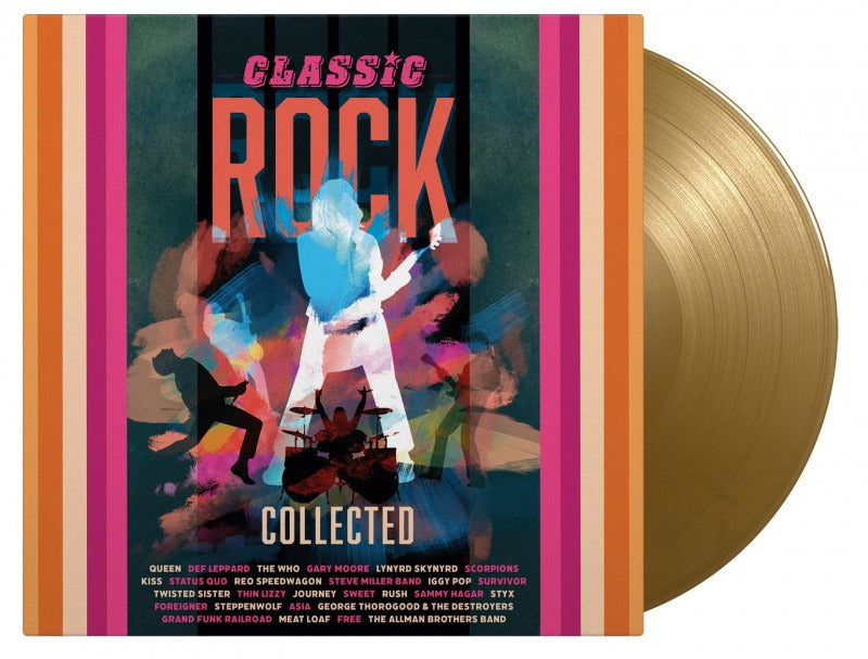 Classic Rock Collected (Colored Vinyl, Gold, 180 Gram Vinyl, Limited Edition) (2 Lp's) [Vinyl] - Paladin Vinyl