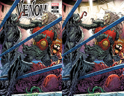 Venom #32 Ken Lashley Knull Wrestling Variant KIB (01/06/2021) Marvel Trad + Virgin Set