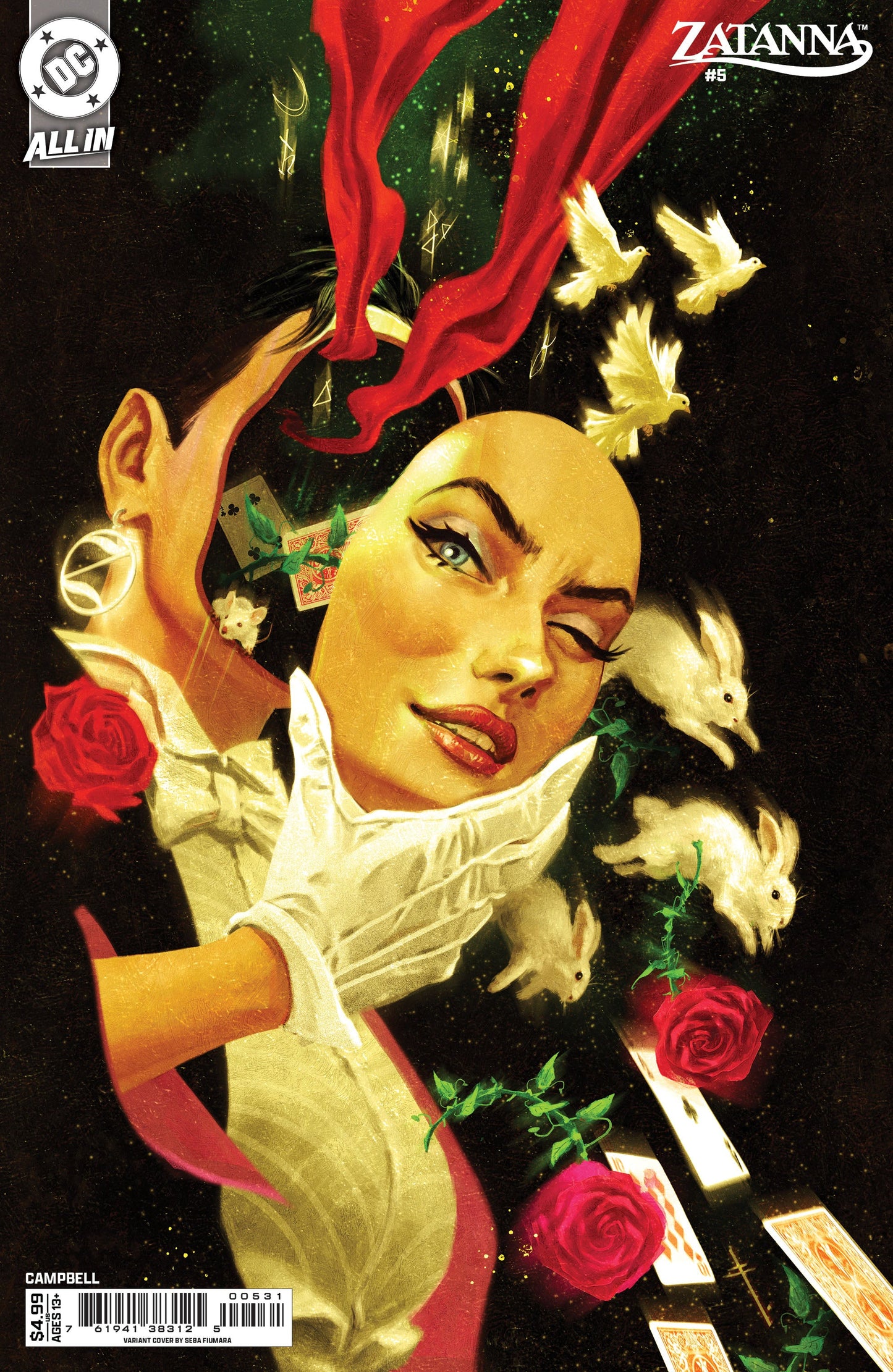 Zatanna #5 (Of 6) C Sebastian Fiumara Variant (06/18/2025) Dc
