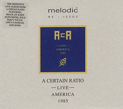 A Certain Ratio - Live America 1985 [CD]