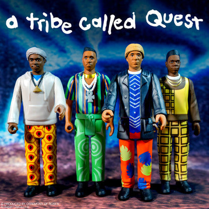 Super7 - A Tribe Called Quest - ReAction Figures Wv1 - People's Instinctive Travels and the Paths of Rhythm 4-Pack (Large Item, Action Figure) [Action Figure]