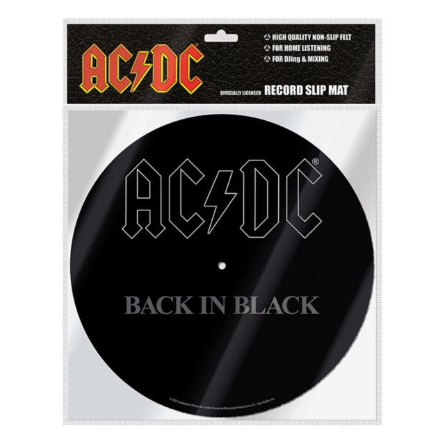 AC/DC Back In Black Slipmat [Slip Mat]